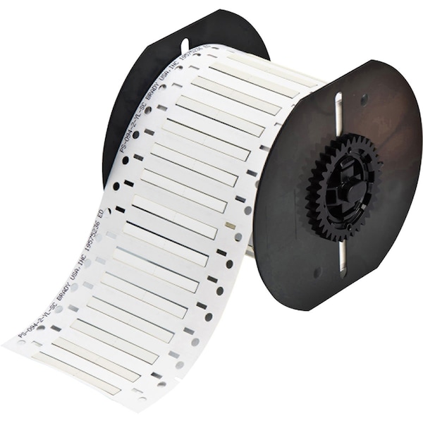 PermaSleeve Heat Shrink Wire and Cable Labels Double-sided for B33 Printers-0.125in Dia x 1in White